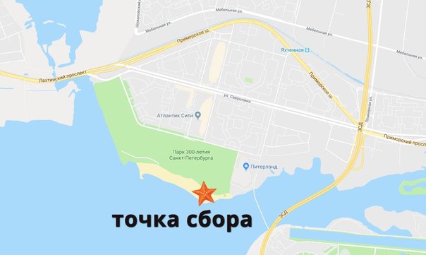 Карта парка 300 летия