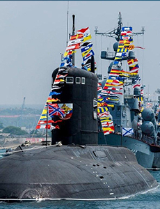 День военно-морского флота в Санкт-Петербурге