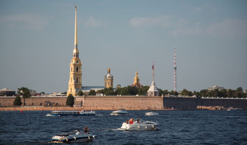 Peter and Paul Fortress – water excursions along rivers and canals
