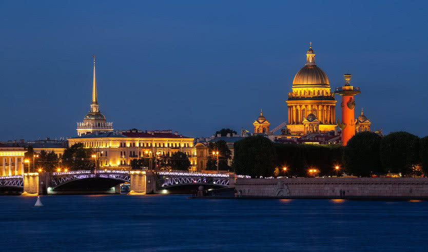 Вечерний Петербург (для заказных групп) — Экскурсии для организованных групп от 465 рублей