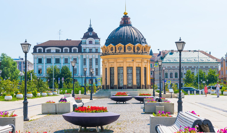 Вид на Ротонду. Казань