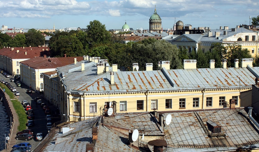 Петербургские крыши – по крышам Петербурга от 3500 рублей