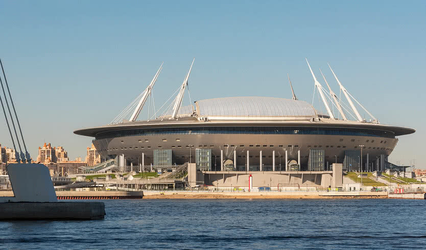 Футбольный стадион на Крестовском острове. Санкт-Петербург Арена – водные экскурсии по рекам и каналам от 1000 рублей
