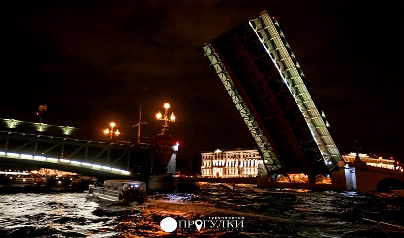 Разводной мост – водные обзорные от 1550 рублей
