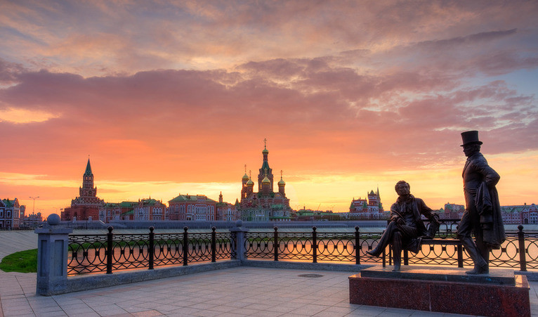 Памятник А.С. Пушкину. Йошкар-Ола