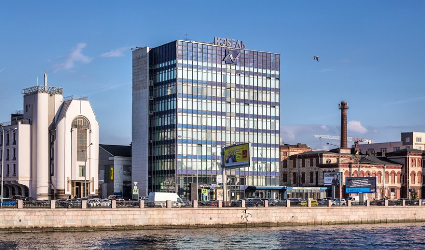 Бизнес-центр «Нобель» на Пироговской набережной — Пешеходные экскурсии