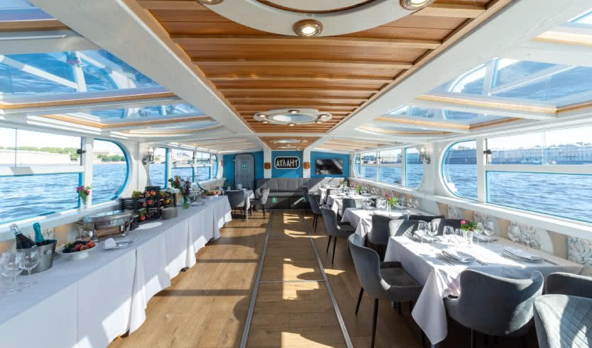 Теплоход «Атлант» – аренда теплохода от 15000 рублей