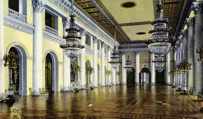 Парадный зал в Зимнем дворце – автобусные экскурсии от 1700 рублей