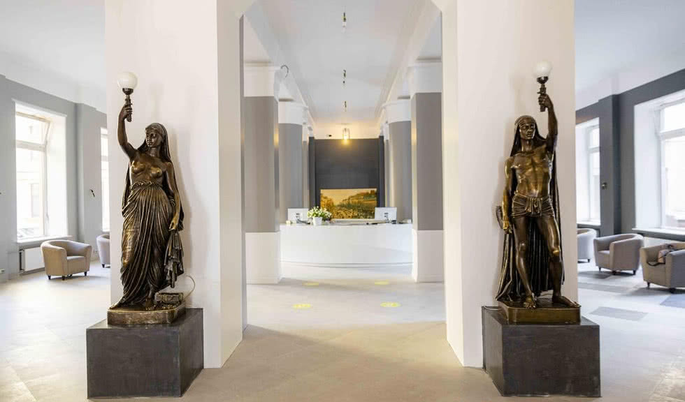 Отель Октябрьская – холл