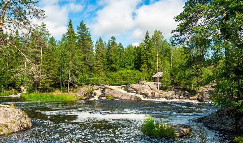 Рускеальские водопады – туры в Карелию от 26350 рублей