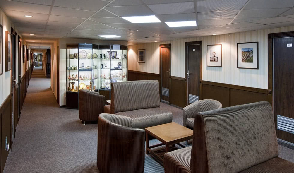 Внутреннее пространство на главной палубе
