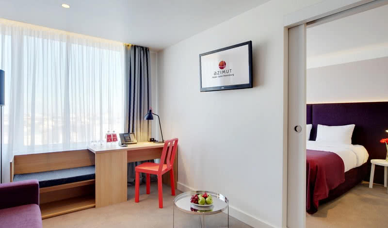 Номер Смарт Семейный в отеле Азимут