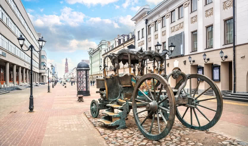 Улица Баумана в Казани — речные круизы от 48600 рублей