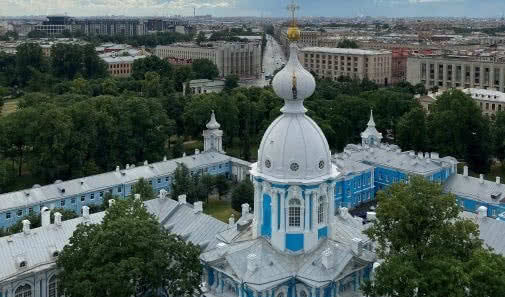 Ансамбль Смольного собора (для заказных групп) – пешеходные экскурсии для заказных групп от 290 рублей