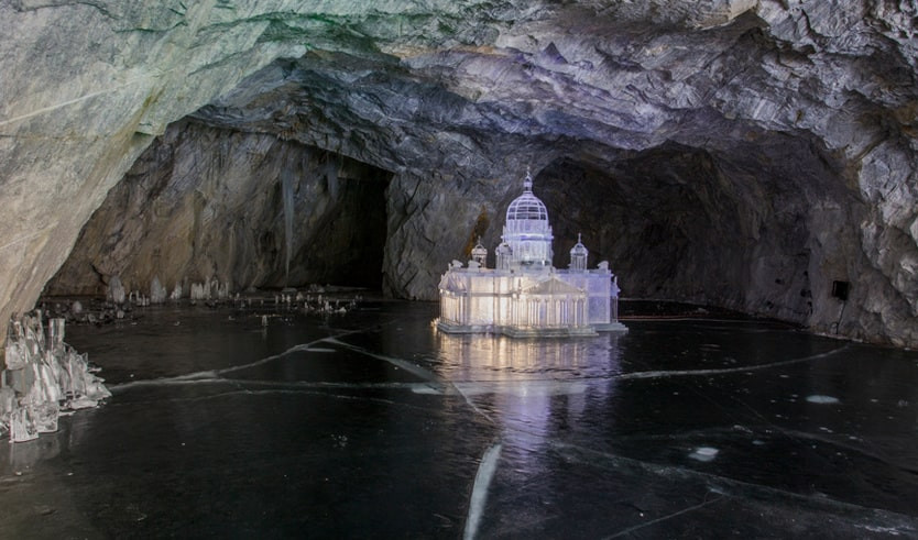 Горный парк «Рускеала». Подземная экскурсия – новогодние туры в Карелию от 47450 рублей