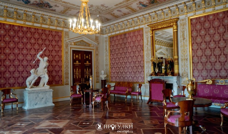 Интерьер Елагиноостровского дворца — Дворцы и особняки от 1050 рублей