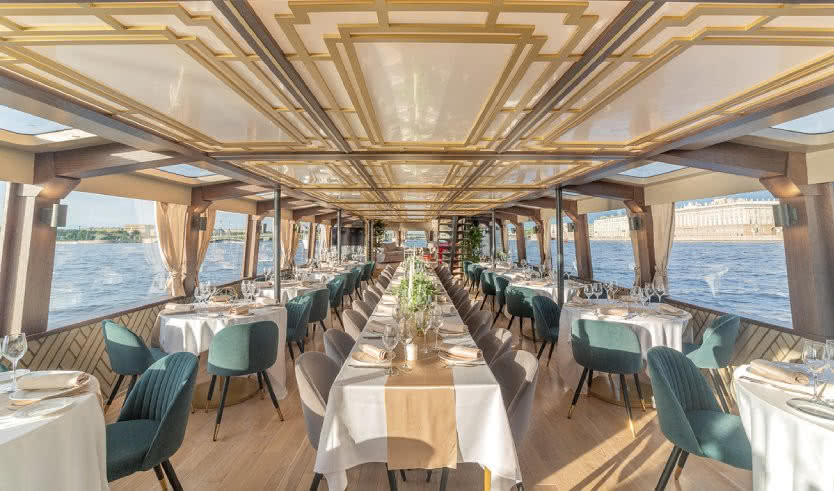 Теплоход «Амели» – аренда теплохода от 29000 рублей