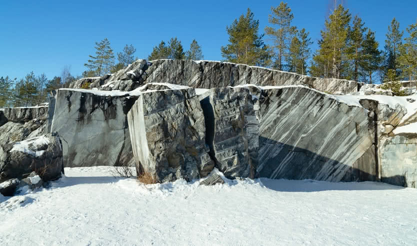Итальянский карьер – новогодние туры в Карелию от 106400 рублей