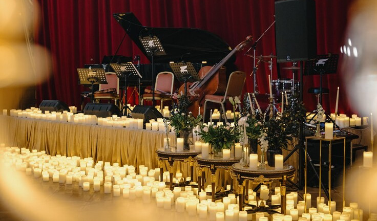 Музыкальные инструменты в свечах – дворцы и особняки от 2500 рублей