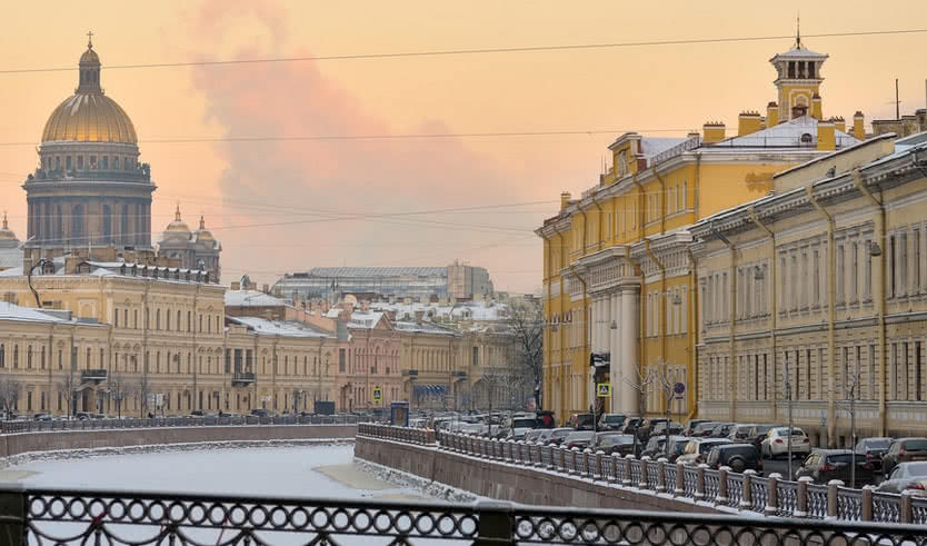 Санкт-Петербург. Вид с Поцелуева моста – сборные туры в Санкт-Петербург от 34100 рублей