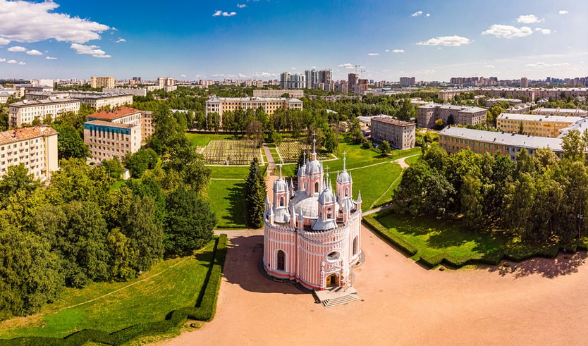 Чесменский дворец – пешеходные экскурсии