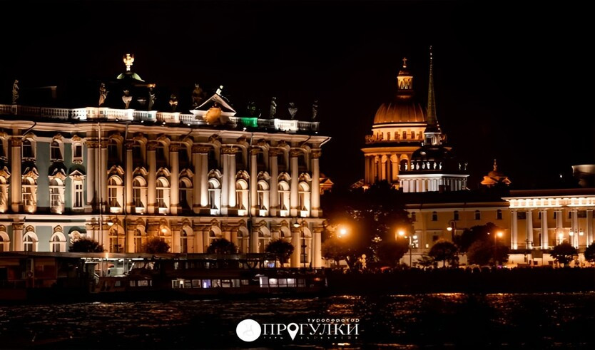 Эрмитаж ночью – водные обзорные от 1550 рублей