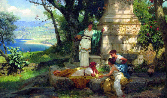 Г. Семирадский, Игра в кости