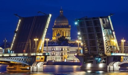 Разводные мосты Петербурга – водные обзорные от 1500 рублей
