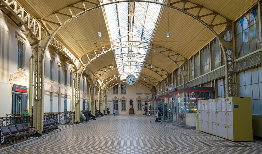 Интерьер Светового зала – витебский вокзал с посещением часовой башни от 1250 рублей