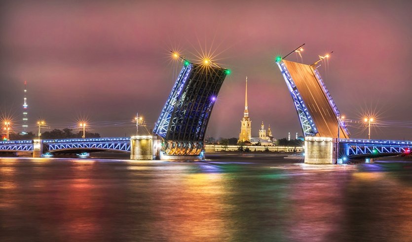 Ночной Петербург (для заказных групп) — Экскурсии для организованных групп от 770 рублей