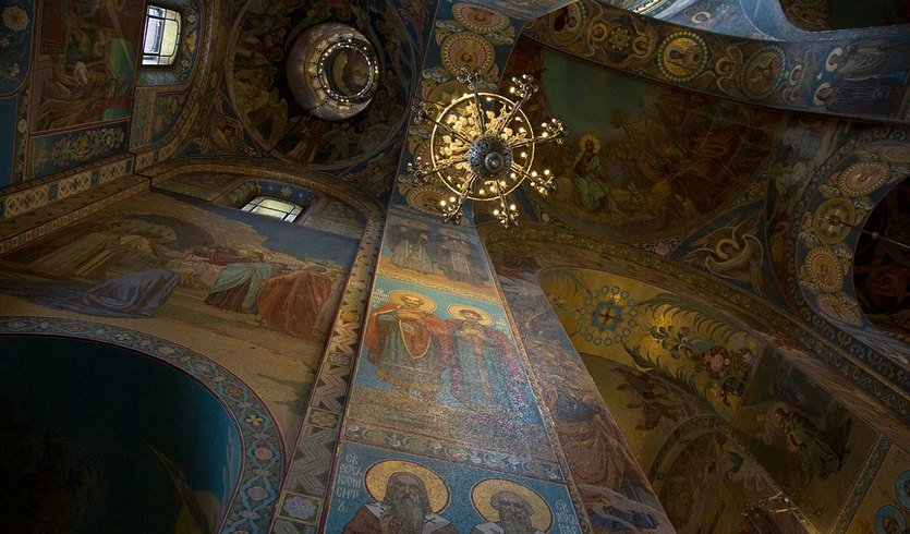 Фрагмент интерьера купола Казанского собора — Экскурсии и программы для детей от 240 рублей