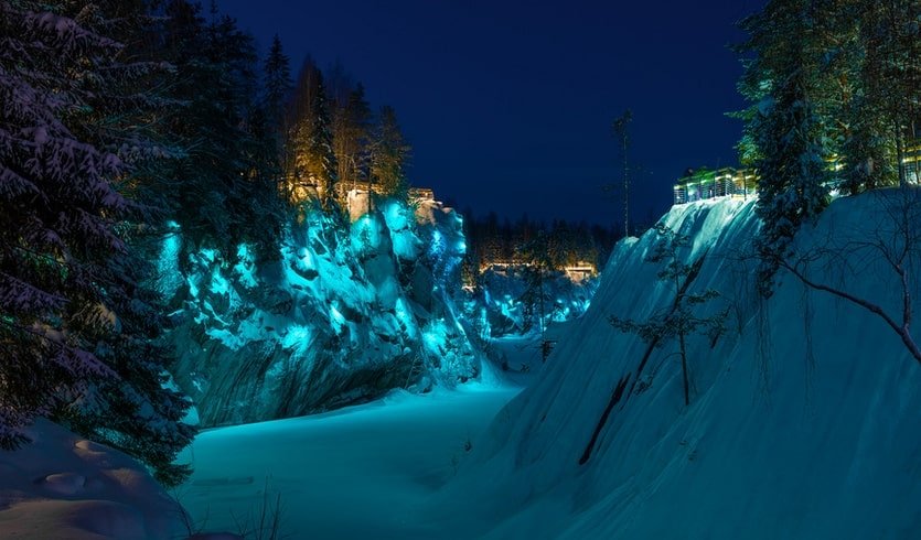 Мраморный каньон – туры в Карелию от 12250 рублей