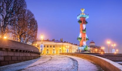 Новогодний Петербург — индивидуальные экскурсии от 1100 руб.