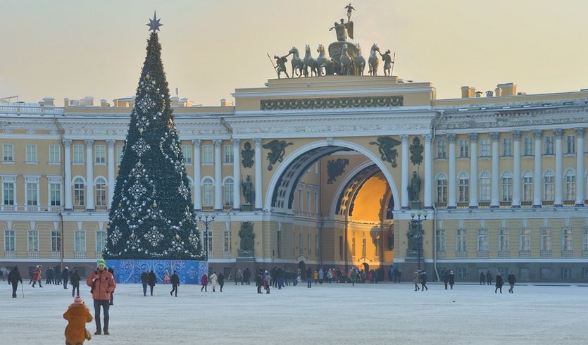 Дворцовая площадь — Новогодние программы для школьных групп от 1200 рублей