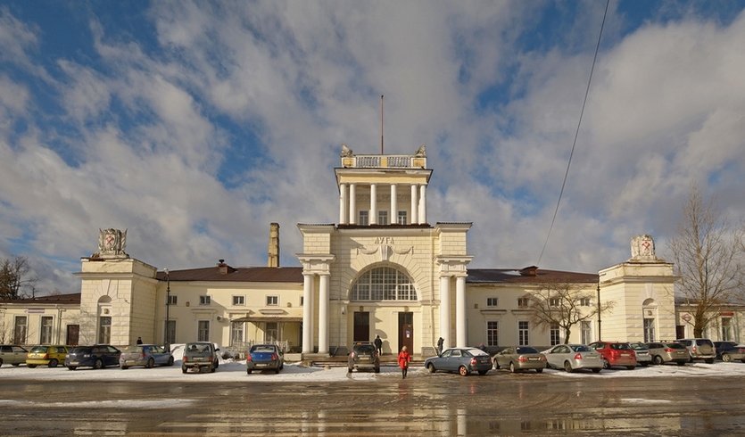 Луга вокзал фото