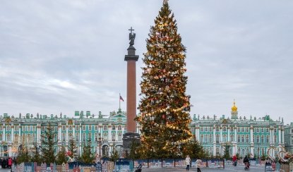 Дворцовая площадь на Новогодние праздники – туры в Санкт-Петербург от 10950 р.