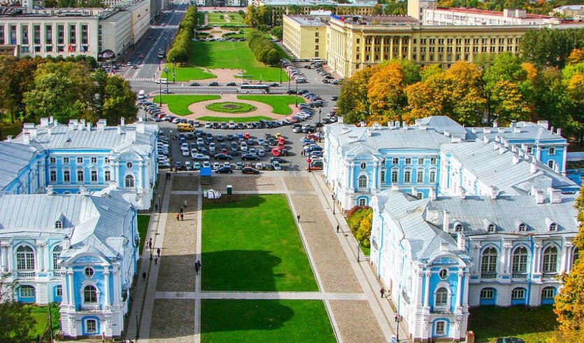 Архитектура Смольного собора  — Фото № 4 — Фотобанк Лори / Сергей Афанасьев Архитектура Смольного собора  — Музеи