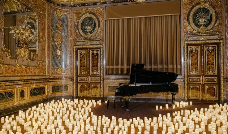 Рояль в свечах – дворцы и особняки от 2500 рублей