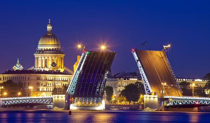 Развод мостов на катере – водные обзорные от 1550 рублей