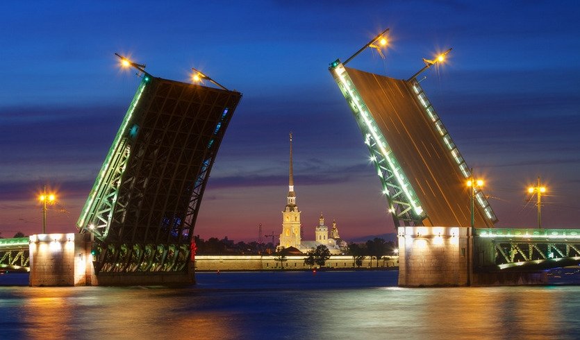 Ночной Петербург – ночная обзорная экскурсия — автобусная экскурсия