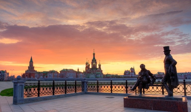 Памятник А.С. Пушкину. Йошкар-Ола