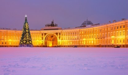 Город снежный, новогодний! — Сборные туры в Санкт-Петербург