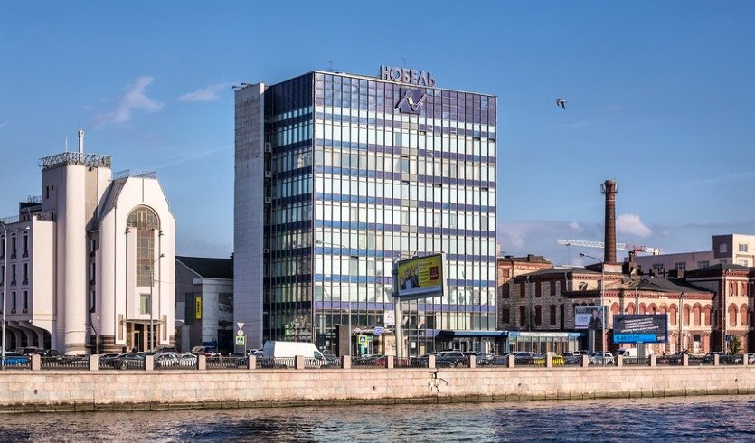 Бизнес-центр «Нобель» на Пироговской набережной — Пешеходные экскурсии