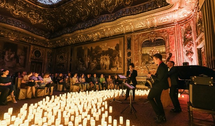 #В_СВЕЧАХ: Джаз в Особняке Половцова – дворцы и особняки от 2500 рублей #В_СВЕЧАХ: Джаз в Особняке Половцова – дворцы и особняки от 2500 рублей