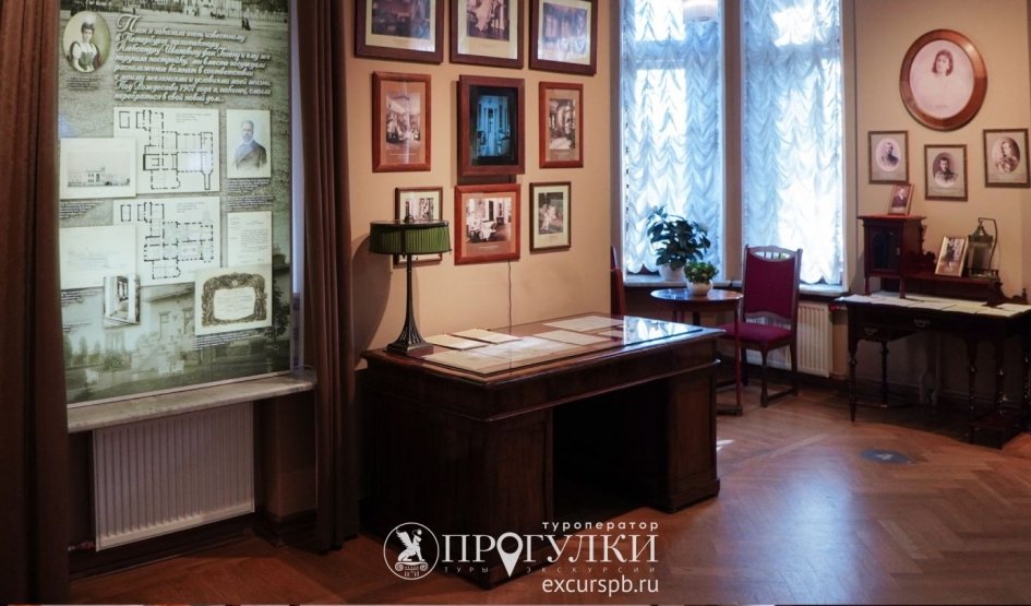Кабинет в особняке М. Ф. Кшесинской — Интерьерная экскурсия от 1100 рублей
