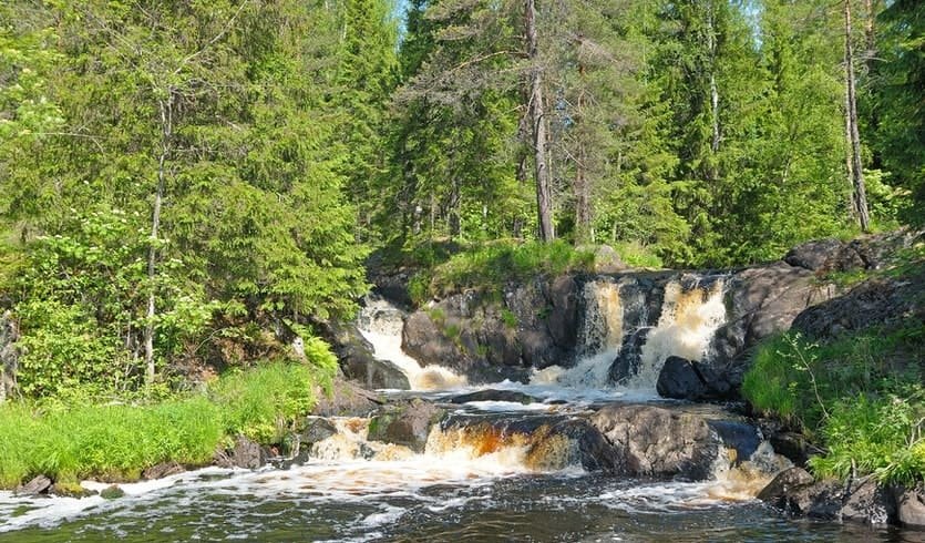 Водопады на реке Тохмайоки – туры в Карелию от 9150 рублей