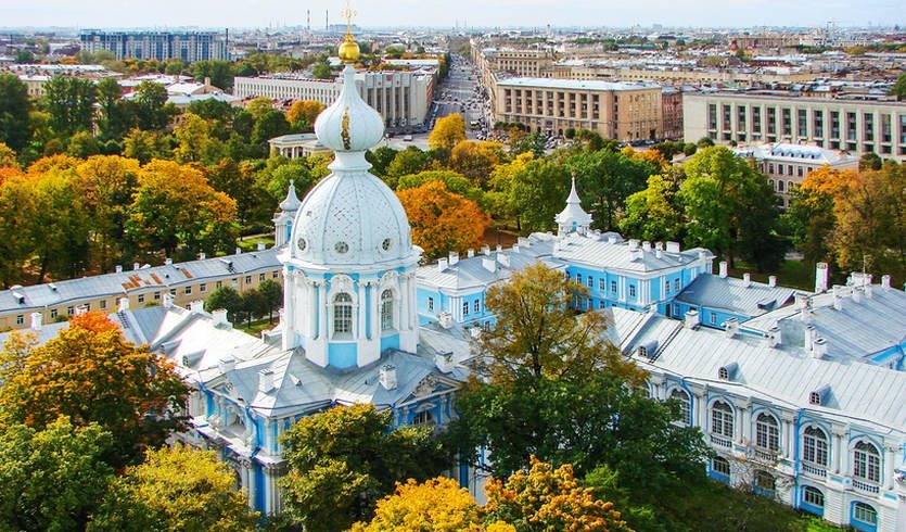 Звонница Смольного собора. Экскурсия в Смольный.