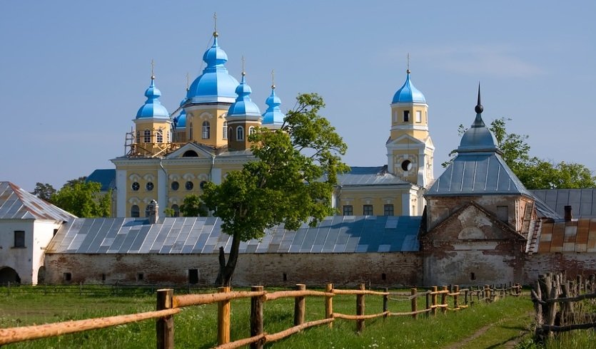 План острова коневец