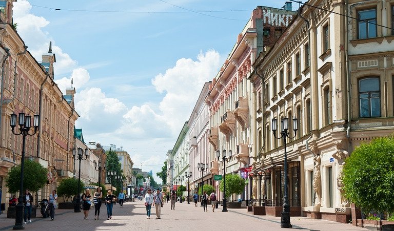 Большая Покровская улица. Нижний Новгород