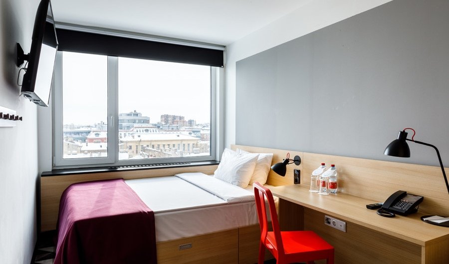 Одноместный номер Смарт в отеле Азимут